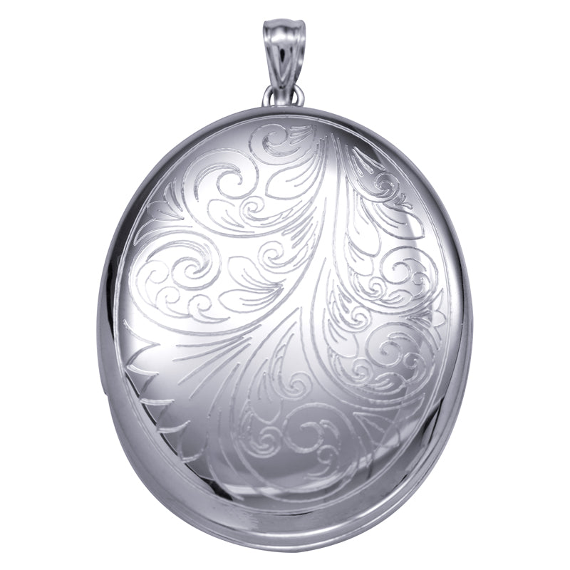The Antique Scroll Locket