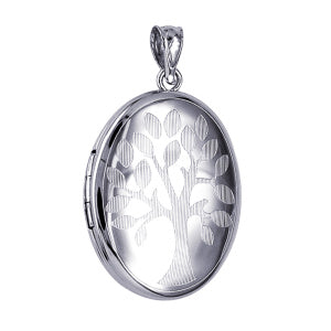 P15 – S/S ‘Tree of Life’ Oval Locket