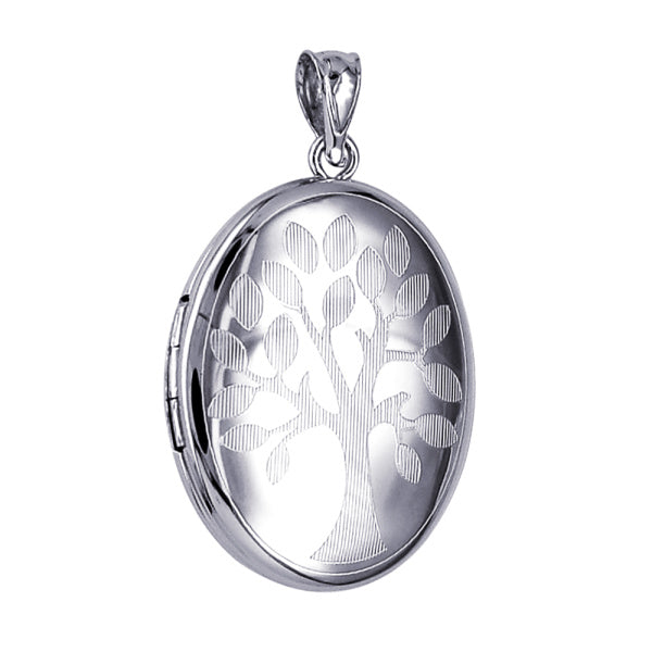 P15 – S/S ‘Tree of Life’ Oval Locket