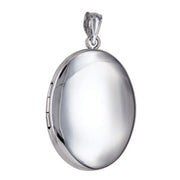 P12 – S/S Plain Memorial Oval Locket