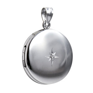P04 – 20mm Diamond Set Round Locket $480.00 – $4,109