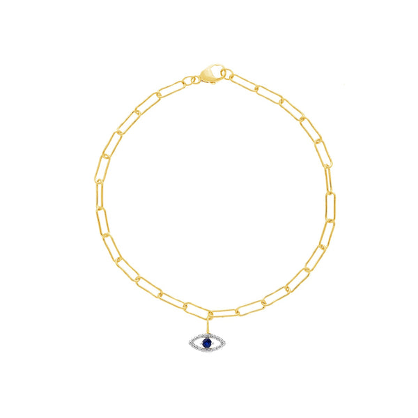 0.02ct Lab Grown Diamond 17-19cm Bracelet in 9K Yellow Gold
