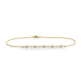 0.25ct Lab Grown Diamond Bracelet in 9K Yellow Gold