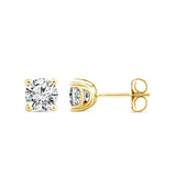 1.00ct Lab Grown Diamond Earrings in 9K Yellow Gold