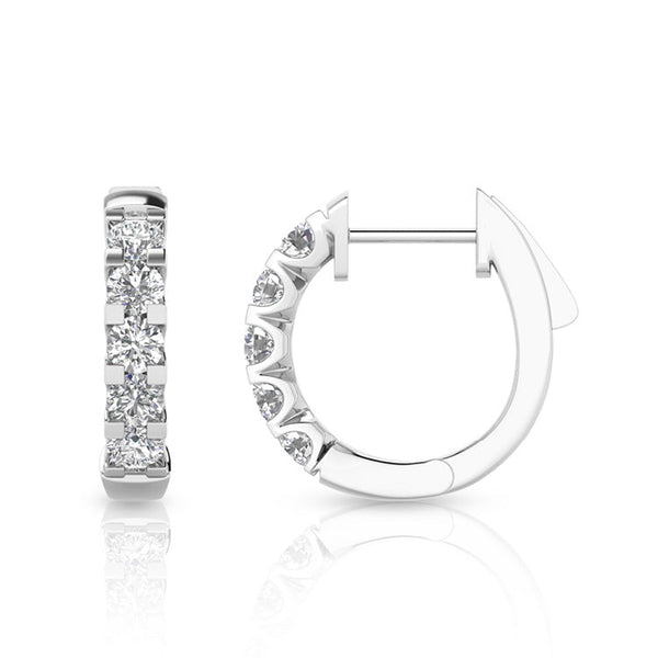 1.00ct Lab Grown Diamond Earrings in 9K White Gold