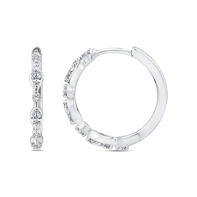 0.33ct Lab Grown Diamond Earrings in 9K White Gold