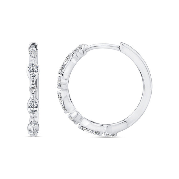 0.33ct Lab Grown Diamond Earrings in 9K White Gold