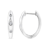 0.10ct Lab Grown Diamond Earrings in 9K White Gold