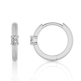 0.12ct Lab Grown Diamond Earrings in 9K White Gold