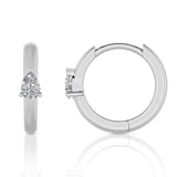 0.12ct Lab Grown Diamond Earrings in 9K White Gold