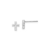 Cross Lab Grown Diamond Earrings