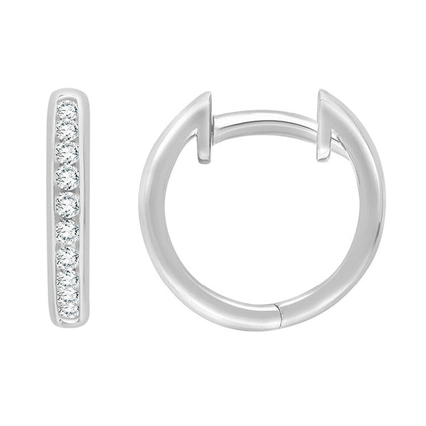 0.15ct Lab Grown Diamond Earrings in 9K White Gold