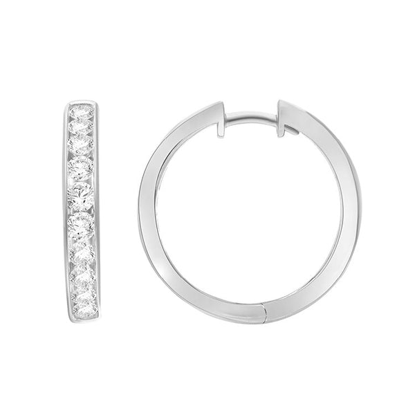 1.50ct Lab Grown Diamond Earrings in 9K White Gold
