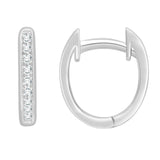 0.15ct Lab Grown Diamond Earrings in 9K White Gold