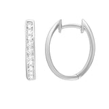 0.50ct Lab Grown Diamond Earrings in 9K White Gold