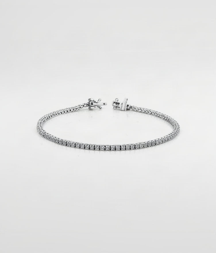 2.00ct Lab Grown Diamond Bracelet in 9K White Gold