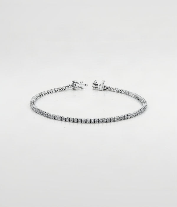 2.00ct Lab Grown Diamond Bracelet in 9K White Gold