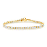 Klaudette Tennis 5.00ct Lab Grown Diamond Bracelet | 9CT Yellow/White Gold