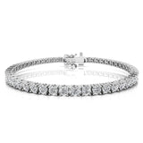 7.00ct Lab Grown Diamond Bracelet in 9K White Gold