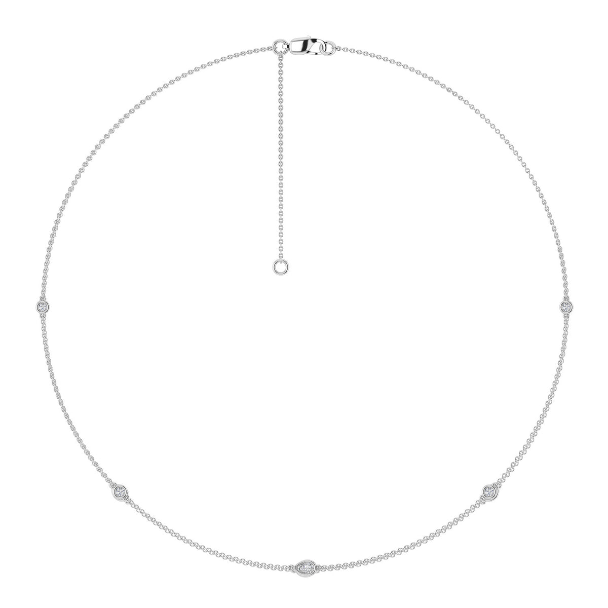 Cora 0.33ct Lab Grown Diamond Necklace | 9CT White/Yellow Gold