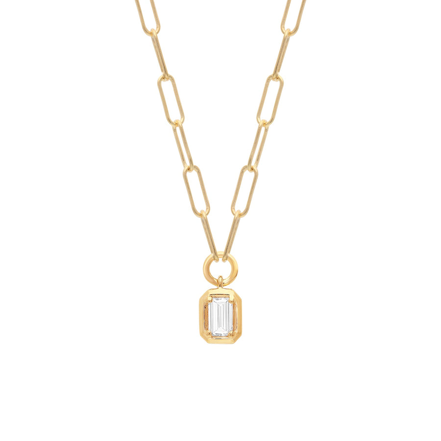 0.5ct Lab Grown Diamond Necklace in 9K Yellow Gold