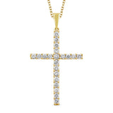 Graciela 0.50ct Lab Grown Diamond Necklace | 9CT Yellow/White Gold