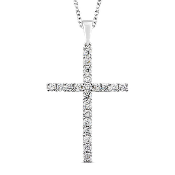0.25ct Lab Grown Diamond Necklace in 9K White Gold