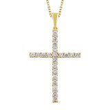 Sable 0.25ct Lab Grown Diamond Necklace | 9CT White/Yellow Gold