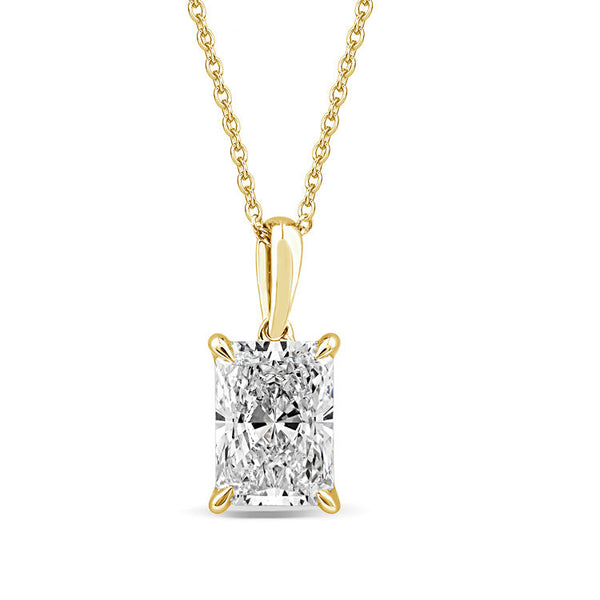 2.00ct Lab Grown Diamond Necklace in 9K Yellow Gold