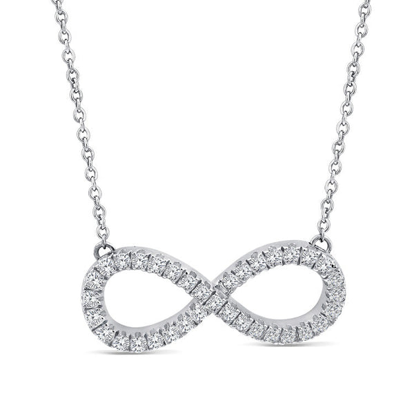 0.25ct Lab Grown Diamond Necklace in 9K White Gold