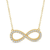 Allona 0.25ct Lab Grown Diamond Necklace | 9CT White/Yellow Gold