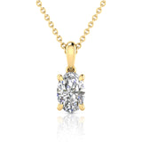 Winslet 0.50ct Lab Grown Diamond Necklace | 9CT Yellow/White Gold