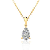Bluet 1.00ct Lab Grown Diamond Necklace | 9CT White/Yellow Gold