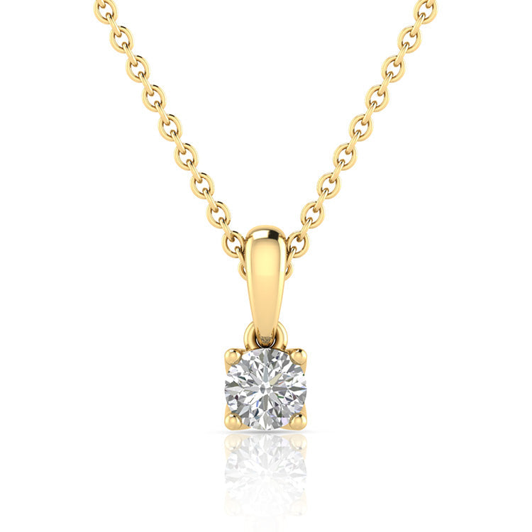 2.00ct Lab Grown Diamond Necklace in 9K Yellow Gold