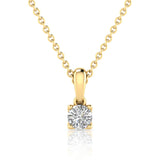 2.00ct Lab Grown Diamond Necklace in 9K Yellow Gold