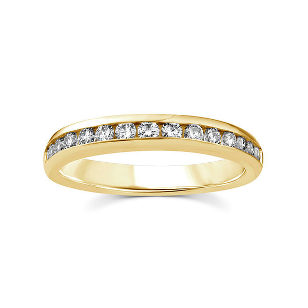0.50ct Lab Grown Diamond Ring in 9K Yellow Gold