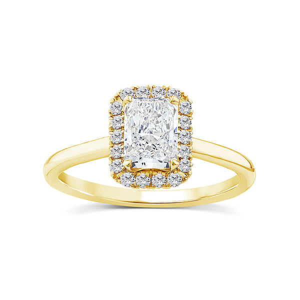 1.15ct Lab Grown Diamond Ring in 9K Yellow Gold