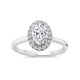 1.15ct Lab Grown Diamond Ring in 9K White Gold