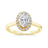 1.15ct Lab Grown Diamond Ring in 9K Yellow Gold