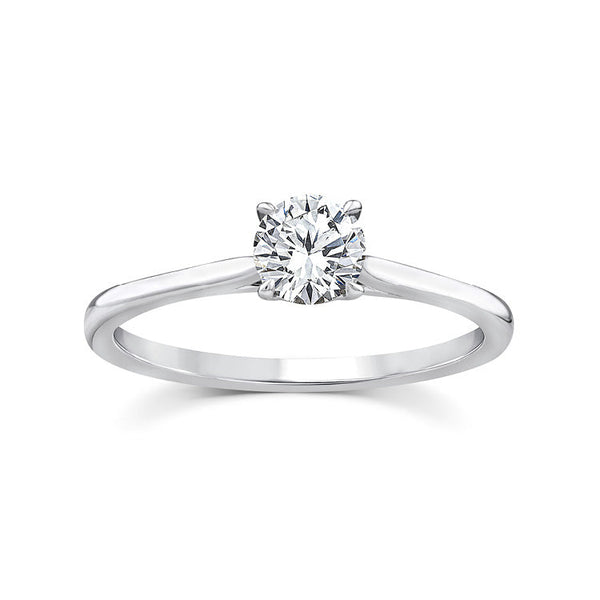 0.50ct Lab Grown Diamond Ring in 9K White Gold