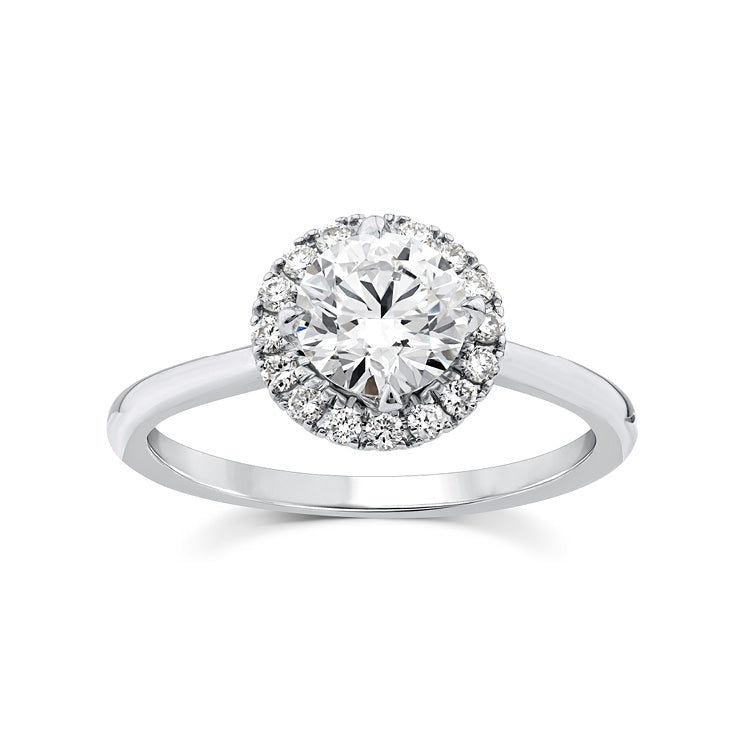 1.15ct Lab Grown Diamond Ring in 9K White Gold