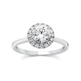 1.15ct Lab Grown Diamond Ring in 9K White Gold