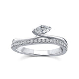 0.33ct Lab Grown Diamond Ring in 9K White Gold