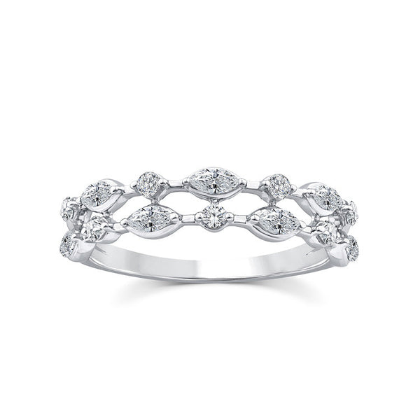 0.40ct Lab Grown Diamond Ring in 9K White Gold