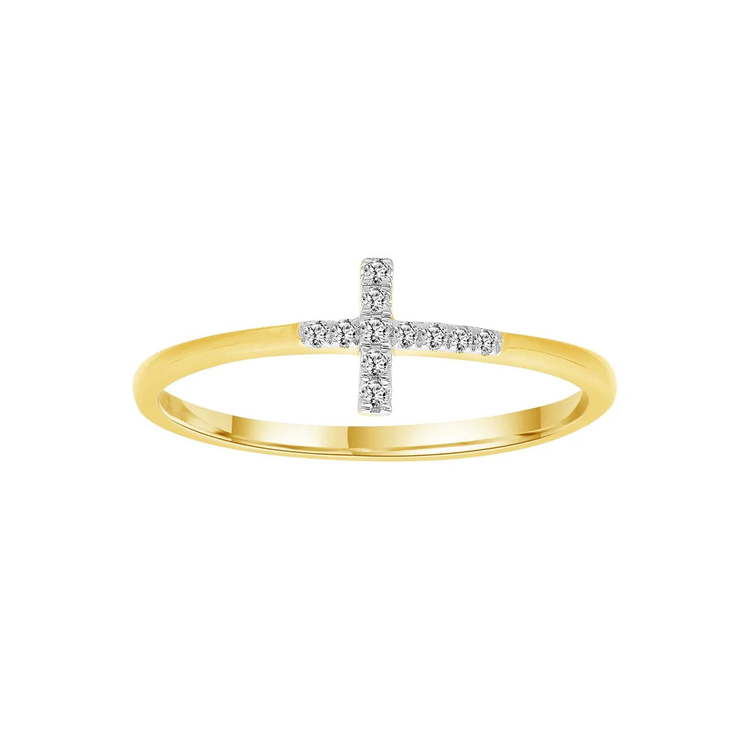 Tabitha 0.06CT Lab Grown Diamond Ring | 9CT Yellow Gold