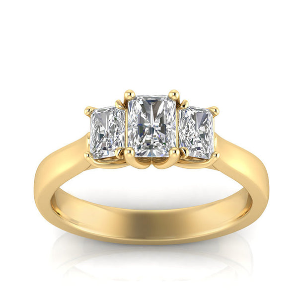 1.00ct Lab Grown Diamond Ring in 9K Yellow Gold