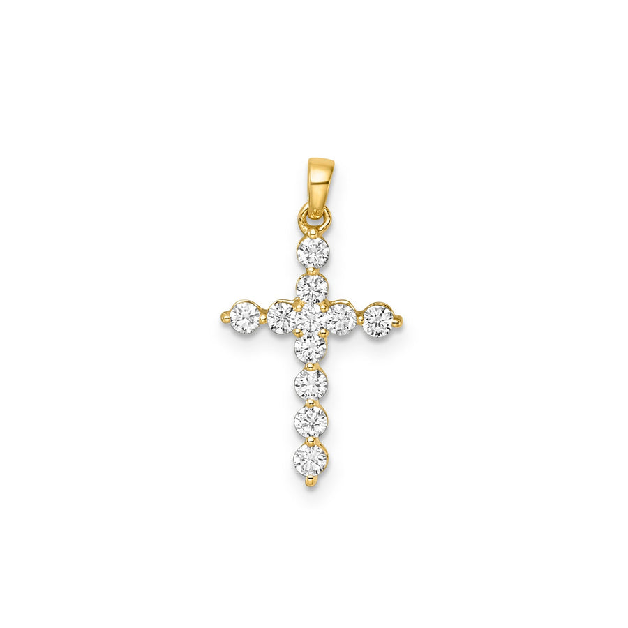 0.40ct Lab Grown Diamond Pendant in 9K Yellow Gold