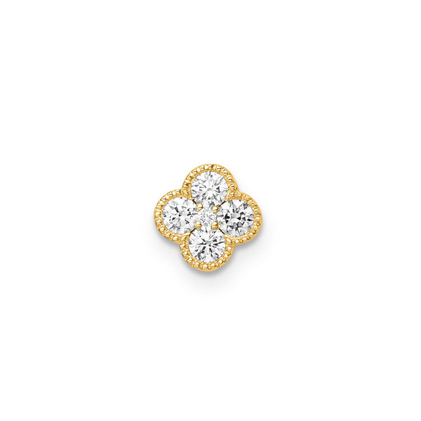 0.25ct Lab Grown Diamond Pendant in 9K Yellow Gold
