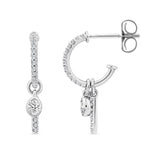 0.33ct Lab Grown Diamond Earrings in 9K White Gold