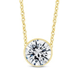 Ailin 1.00ct Lab Grown Diamond Necklace | 9CT White/Yellow Gold